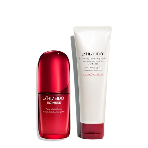 Shiseido Ultimune Power Infusing Serum (1.6 oz) + Clarifying Cleansing Foam (125 mL)