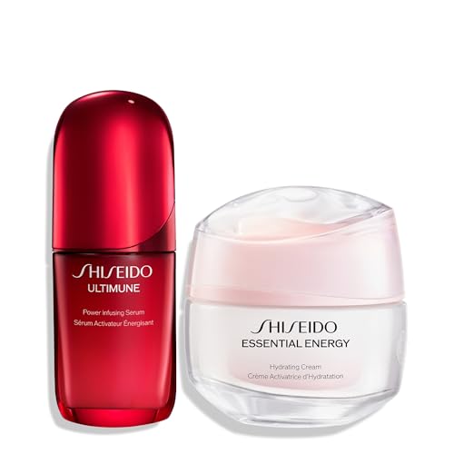 Shiseido Ultimune Power Infusing Serum (1.6 oz) + Essential Energy Hydrating Cream (50 mL)