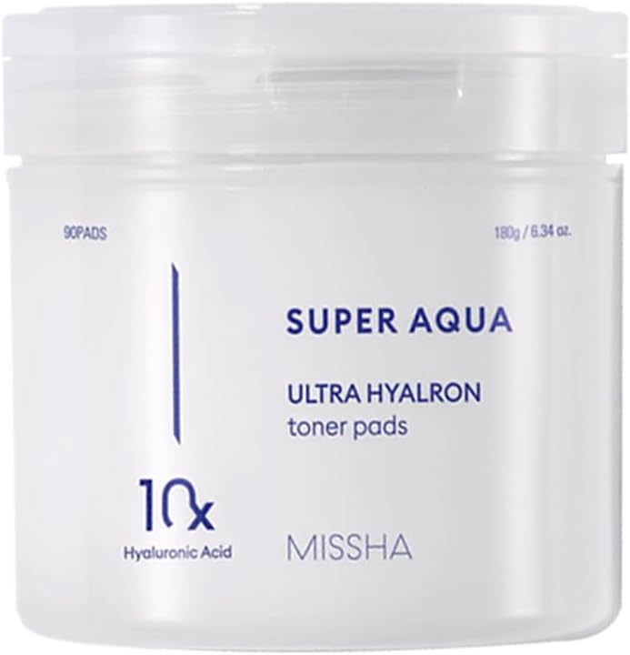 Missha Super Aqua Ultra Hyalron Toner Pads