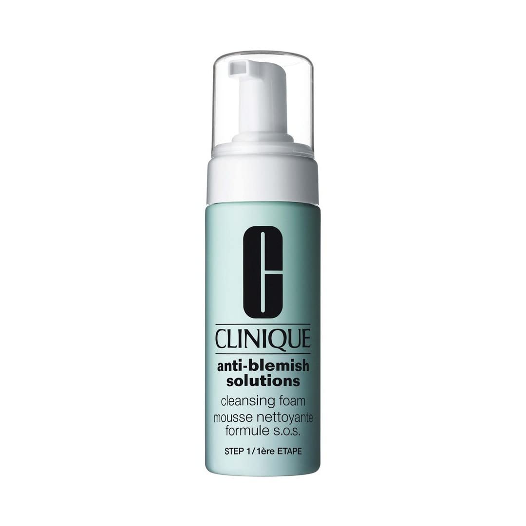 Clinique Anti-Blemish Solutions Cleansing Foam, All Skin Types, 4.2 Ounce