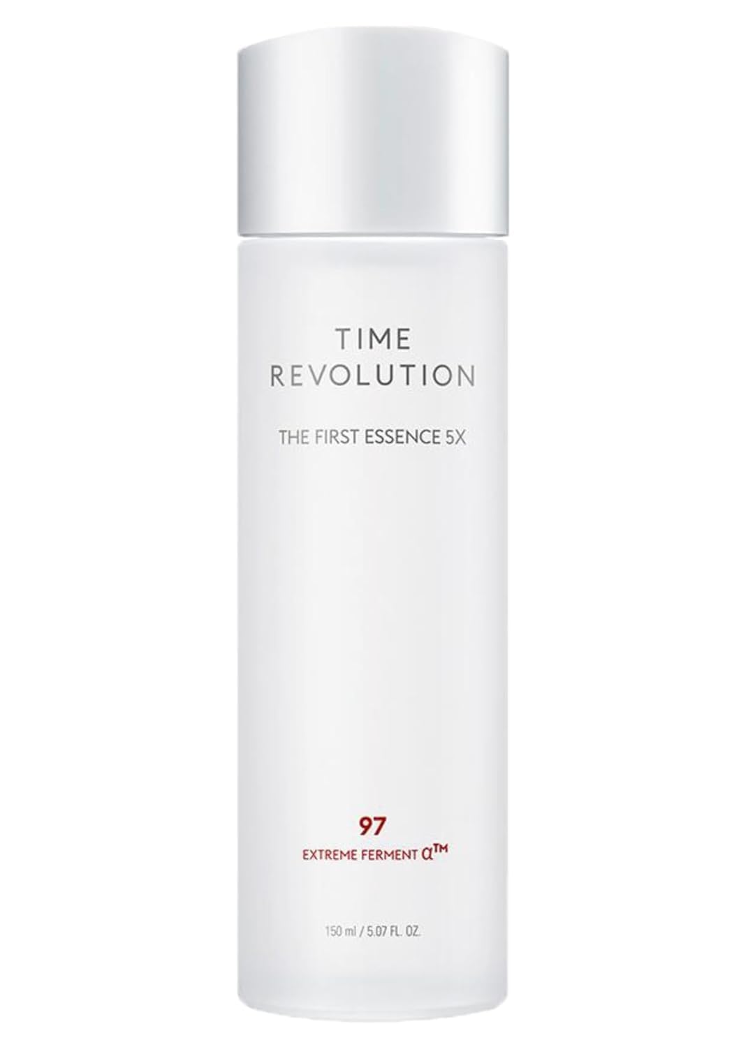 MISSHA Time Revolution The First Essence 5X 5.07 oz, Korean Skin Care | k-beauty toner with 97% cica yeast ferment supports hydration, pH balance, and glass skin radiance.