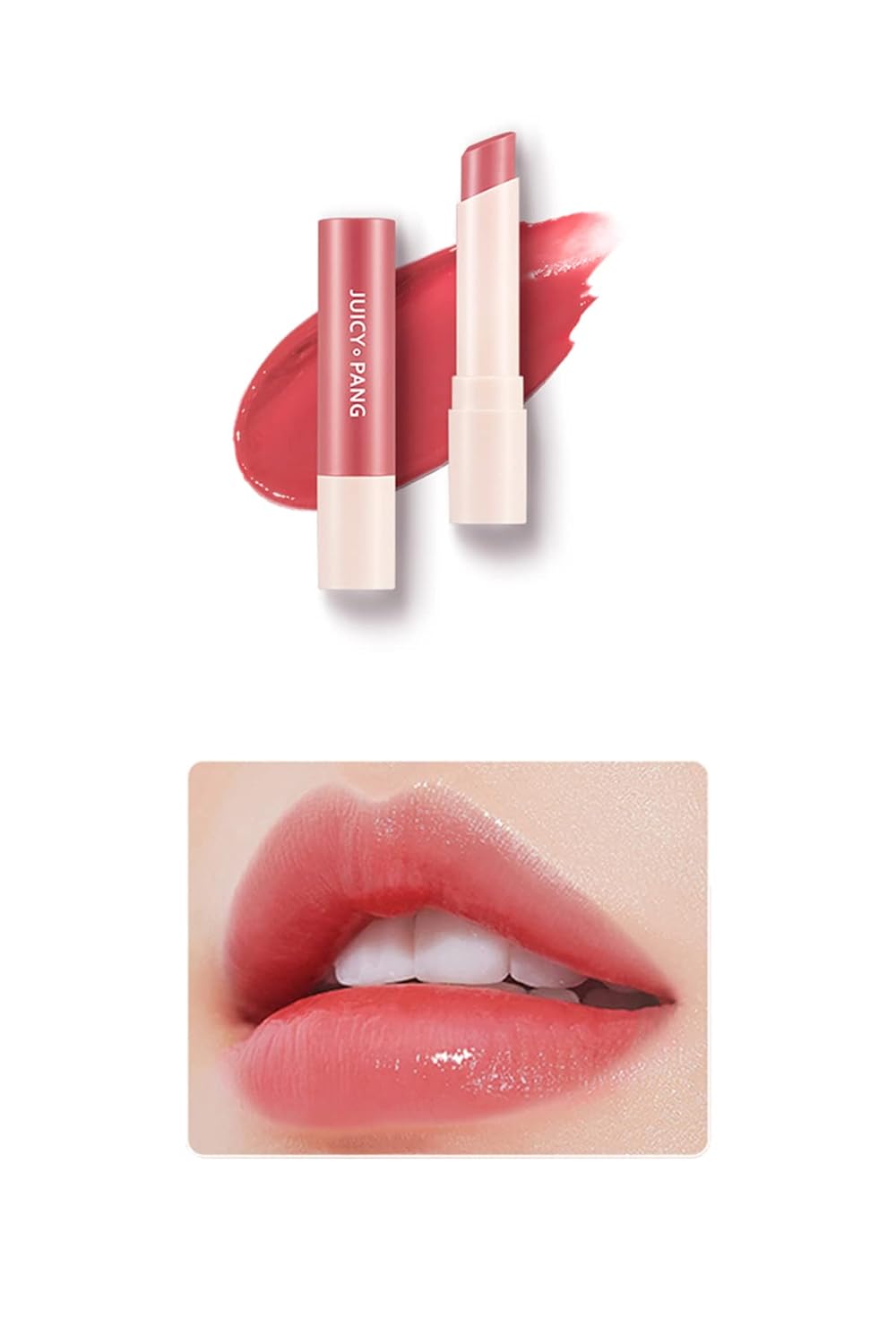 A'PIEU JUICY-PANG COLOR LIP BALM (CR01-GRAPEFRUIT)- long-lasting, lightweight, Color&Care, daily lip balm