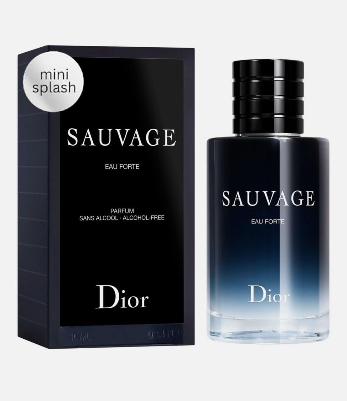 Dior Sauvage Eau Forte Parfum Mini Splash 0.34 Oz Miniature Travel Size