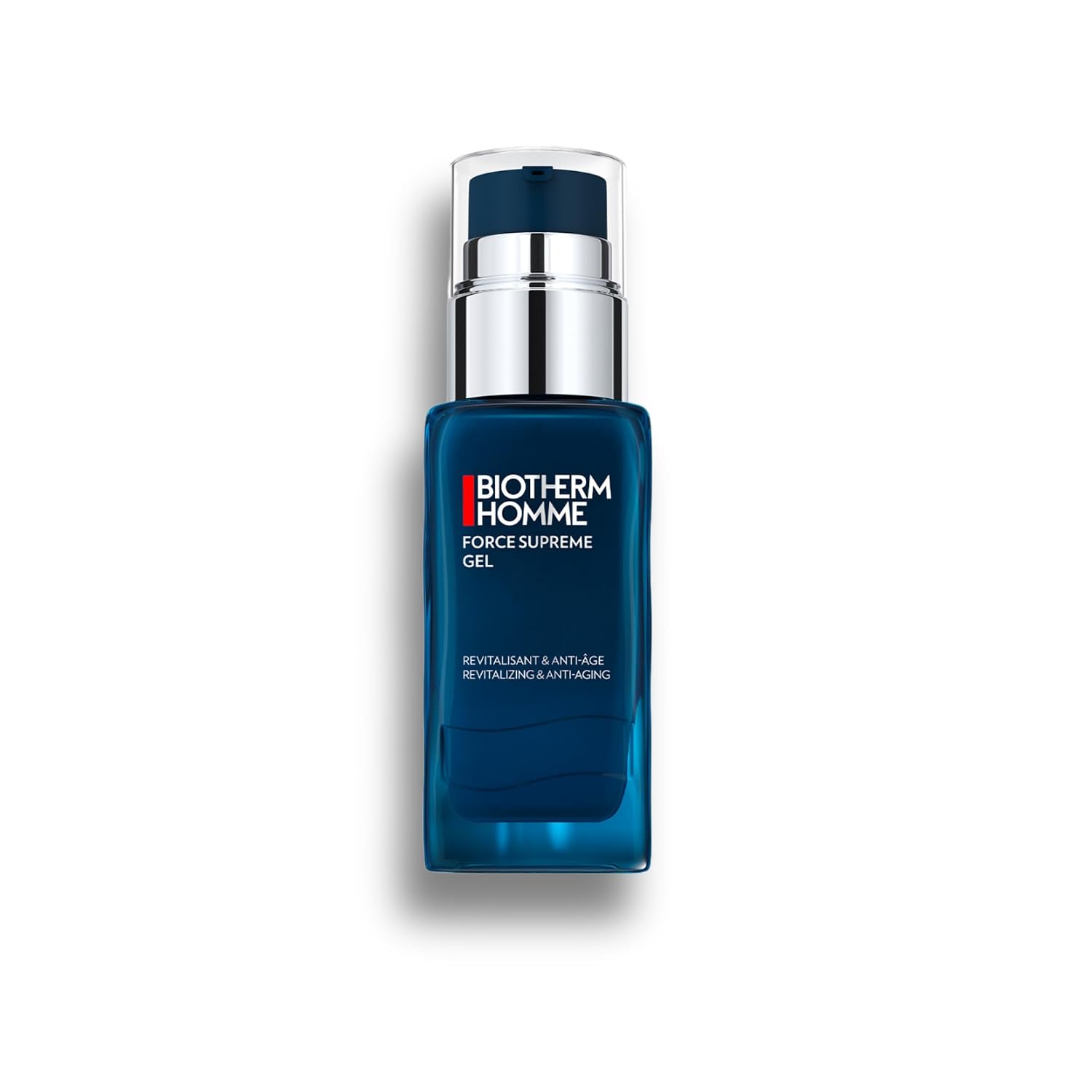 Biotherm Force Supreme Gel, a Revitalizing & Anti-Aging Gel Cream for Men with Pro-Xylane and Blue Algae for Firmer Skin and Suppler Skin, Anti-Aging Skincare(Pack of 1)