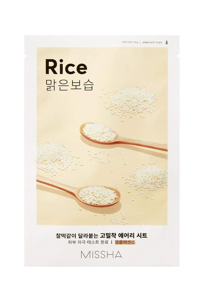 Missha Pure Source Cell Sheet Mask (Rice - 10 Sheets)