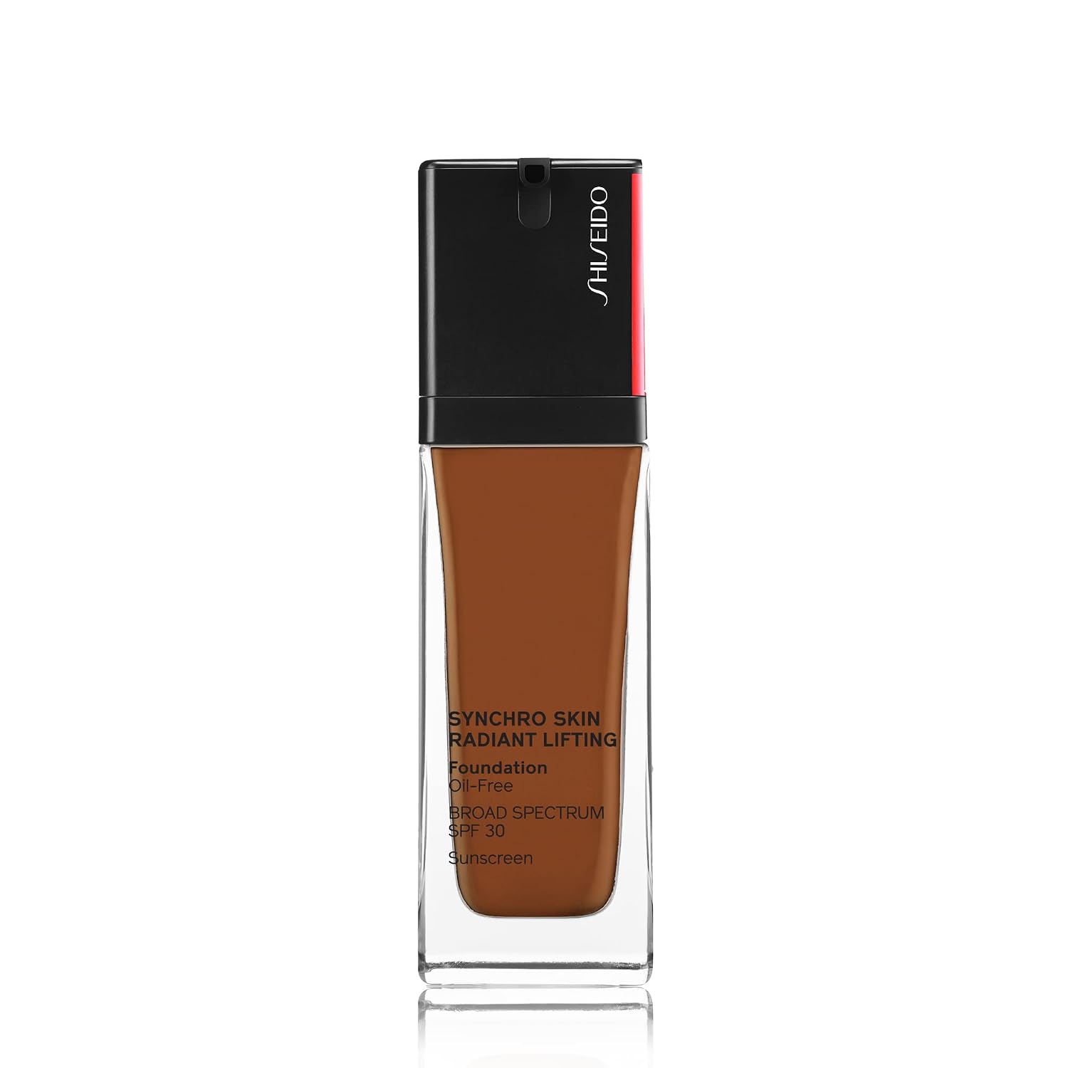 Shiseido Synchro Skin Radiant Lifting Foundation SPF 30, 530 Henna - 30 mL - Medium-to-Full, Buildable Coverage - 24-HR Hydration - Transfer, Crease & Smudge Resistant - Non-Comedogenic