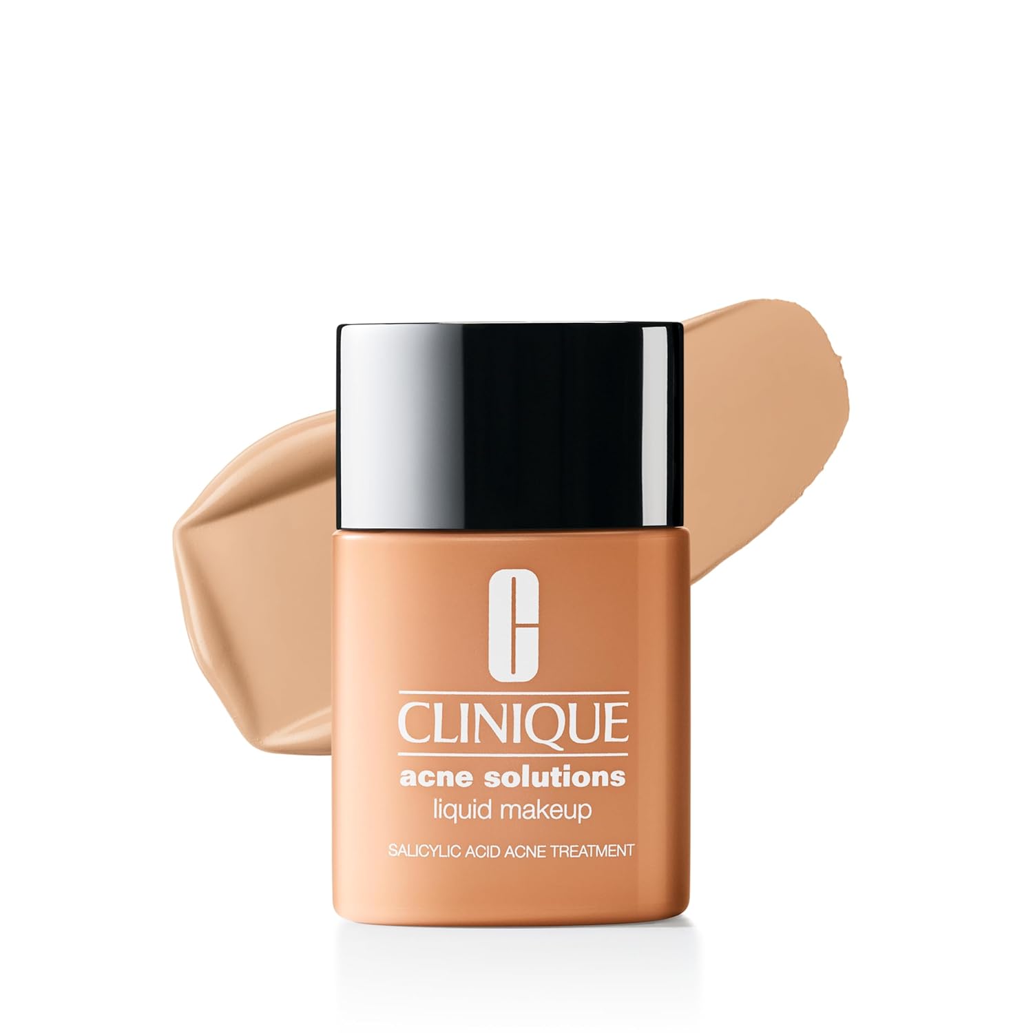 Clinique Acne Solutions Liquid Foundation Makeup With Salicylic Acid For Dry Combination to Oily Skin Types | Medium Coverage, Natural Matte Finish