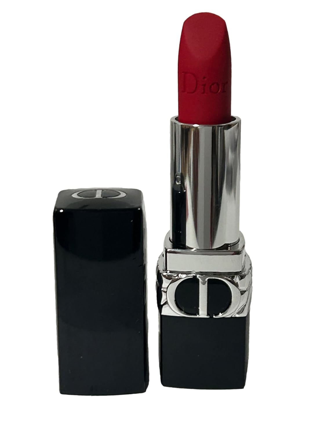 Dior Rouge Lipstick Color # 999 MATTE (FULL SIZE) 0.12 OZ / 3.5 G (NEW NO BOX/NEVER USED/NO BOX AS SHOWN)