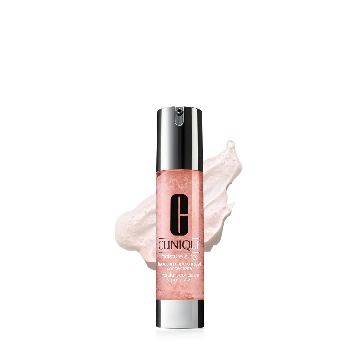 Clinique Moisture Surge Hydrating + Plumping Supercharged Concentrate Face Serum For All Skin Types | Blend of Hydrating Ingredients With Hyaluronic Acid | Plumping
