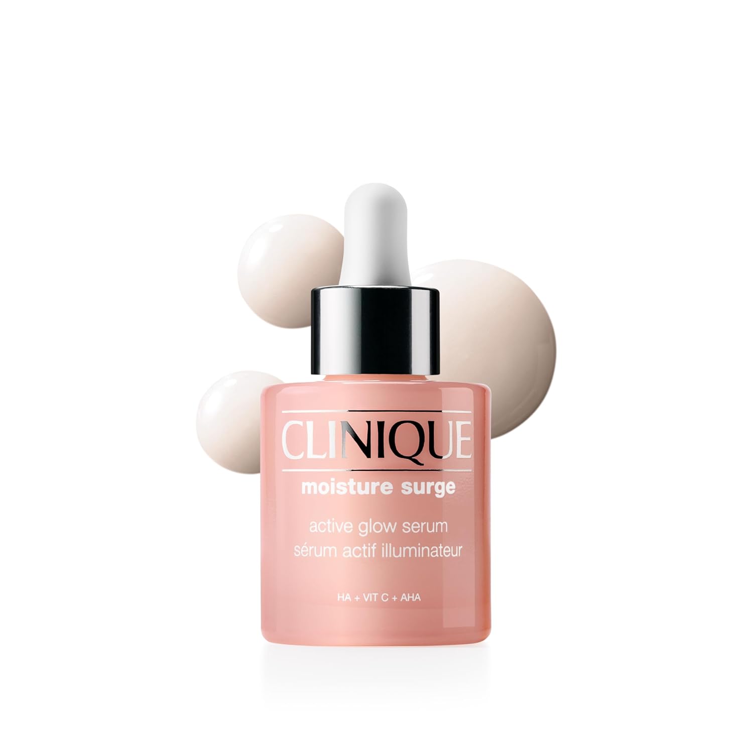 Clinique Moisture Surge Active Glow Serum with Lactic Acid, Hyaluronic Acid + Vitamin C | Hydrating, Lightweight + Oil Free​