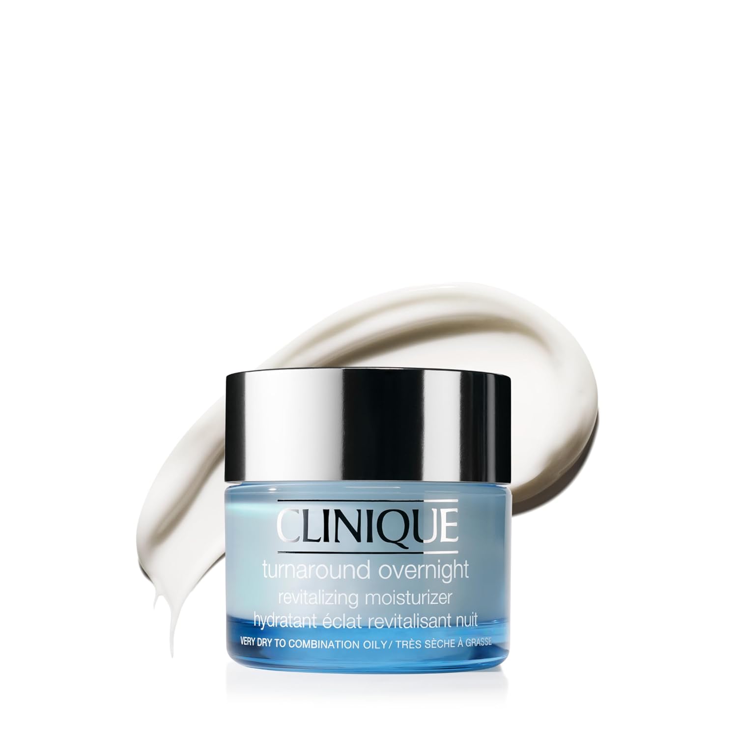 Clinique Turnaround Overnight Revitalizing Moisturizer Face Cream | Hydrating + Plumping, 1.7 Fl Oz