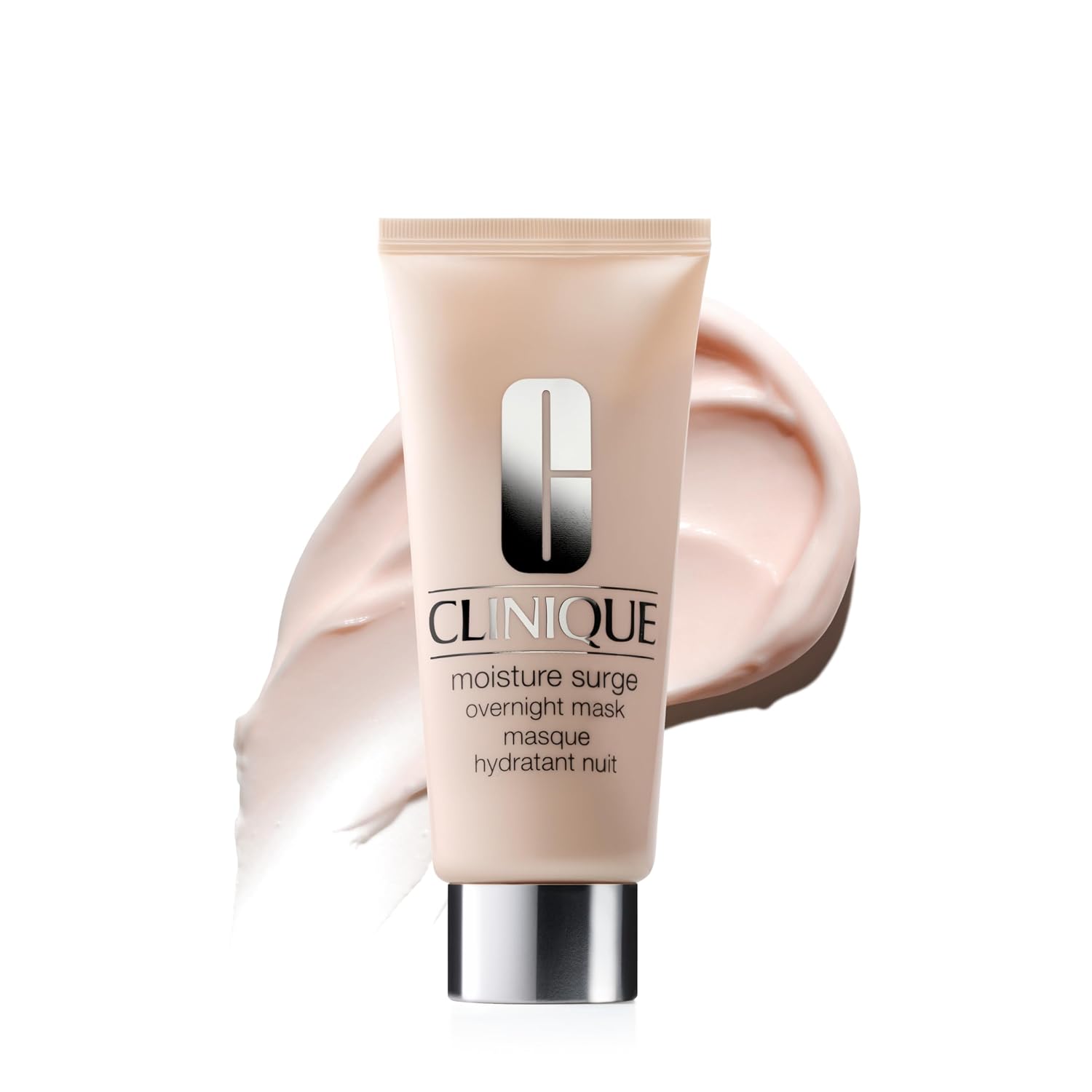 Clinique Moisture Surge Oil Free Overnight Face Mask With Aloe Vera For All Skin Types | Hydrating + Plumping Face Mask Skin Care | After Sun Hydration, 3.4 Fl Oz