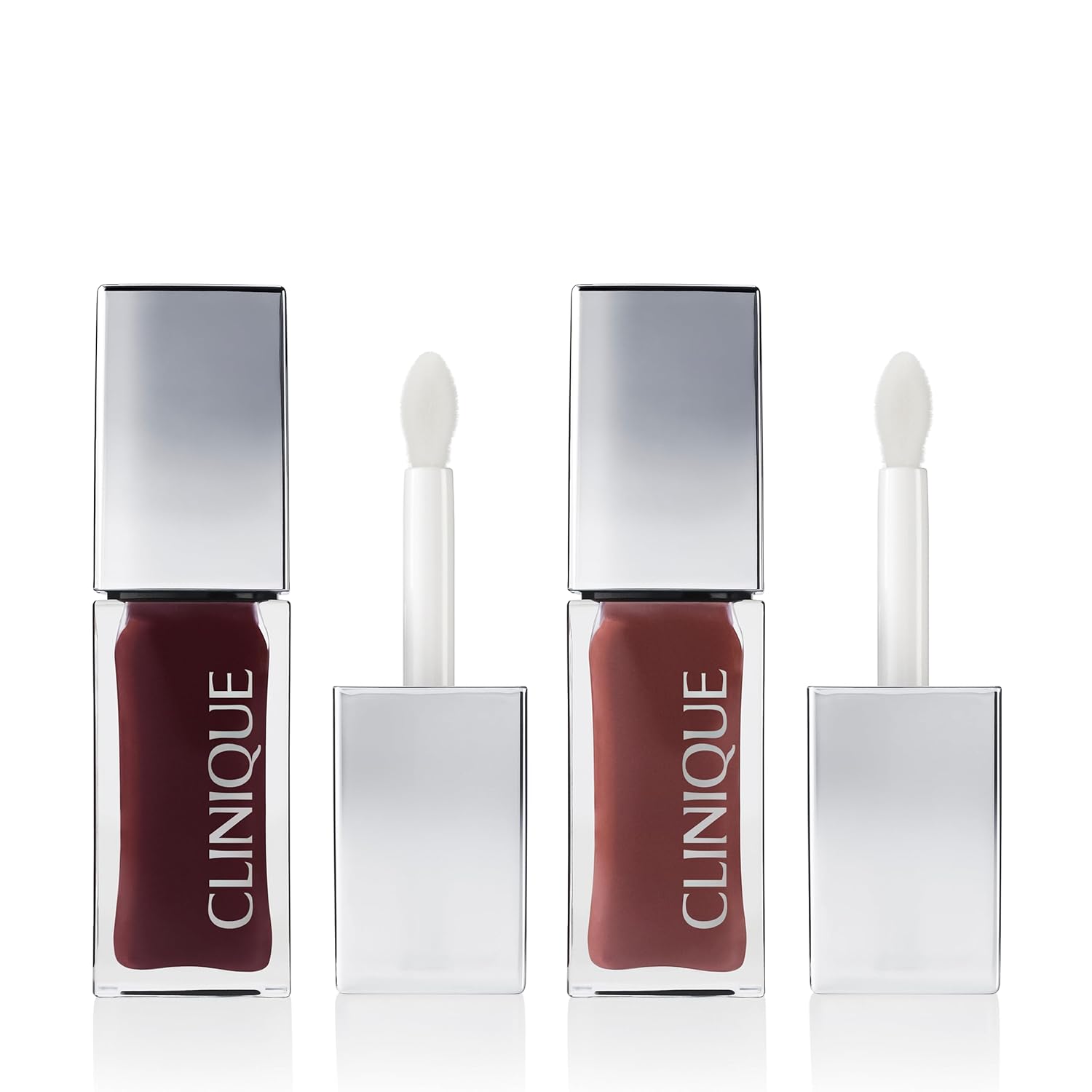 Clinique Pop Lip + Cheek Oil in Black Honey and Nude Honey | Conditions Lips + Gives Cheeks a Natural, Dewy Flush | In 2 Iconic Shades