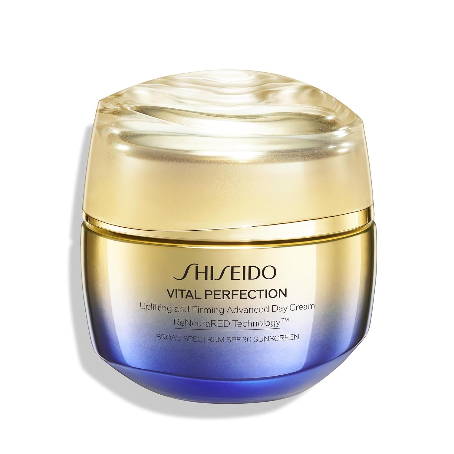 Shiseido Vital Perfection Uplifting and Firming Advanced Day Cream SPF 30 - Multi-Benefit Lifting and Firming Face Moisturizer