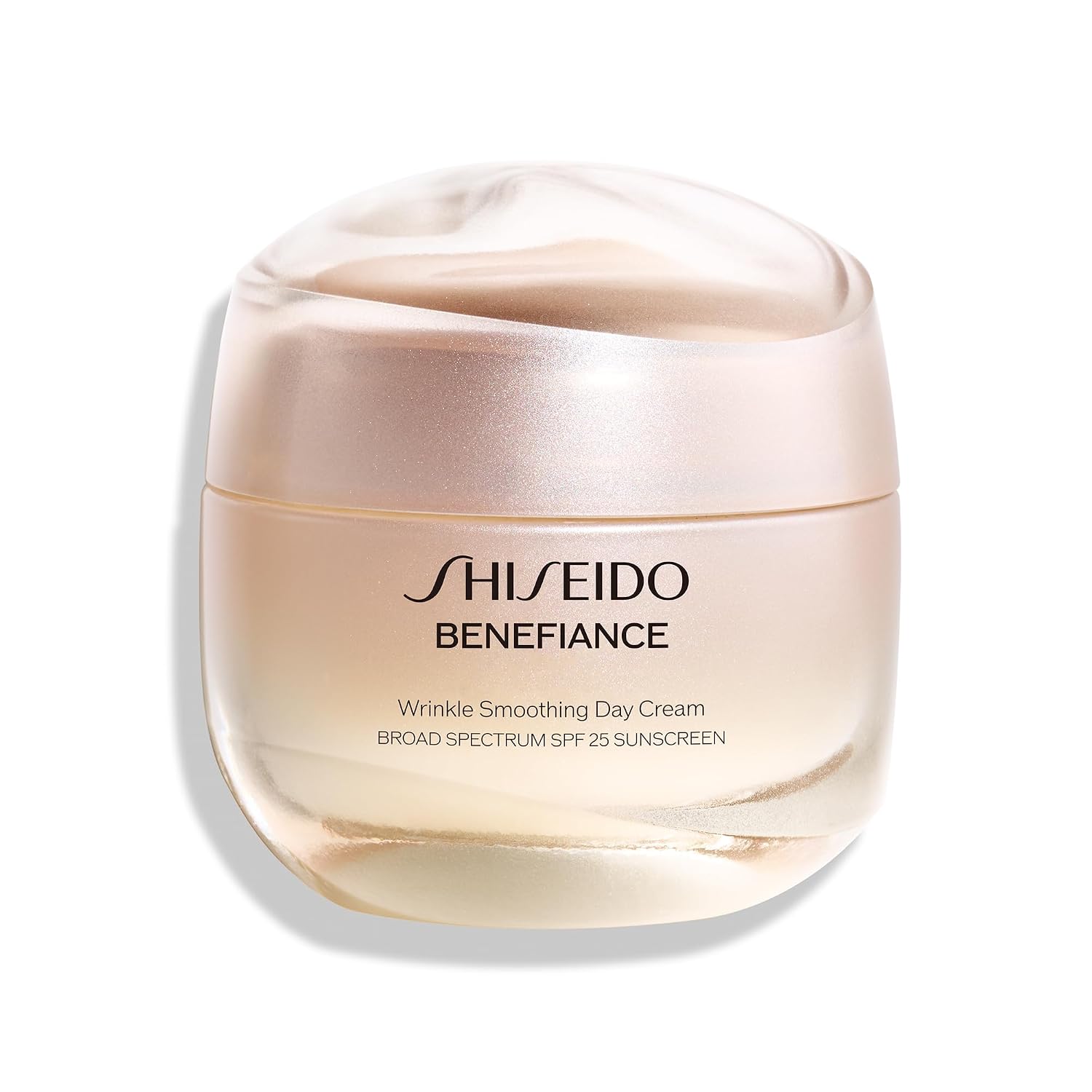 Shiseido Benefiance Wrinkle Smoothing Day Cream - 50 mL - Broad-Spectrum SPF 25 Anti-Aging Moisturizer - Visibly Corrects Wrinkles & Intensely Hydrates - Non-Comedogenic
