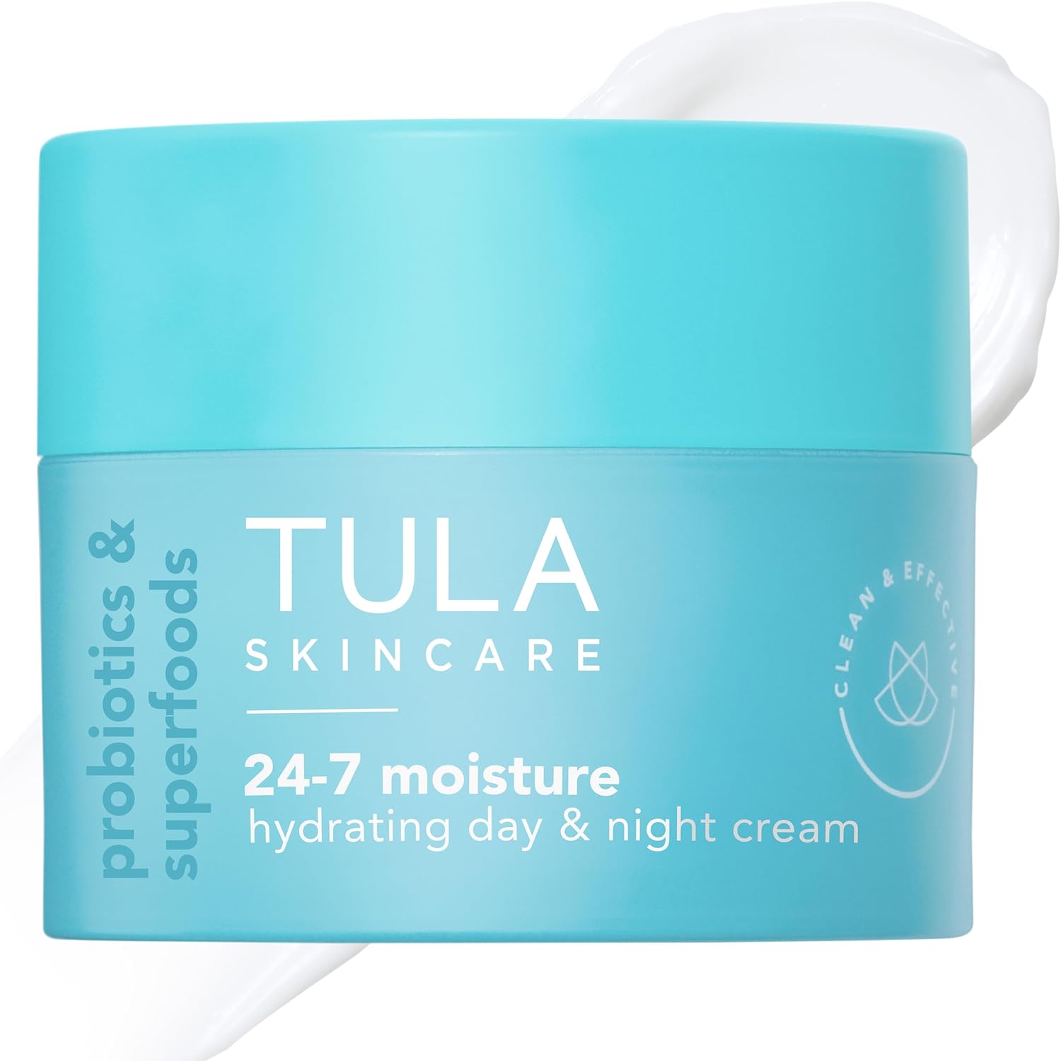 TULA Skincare 24-7 Hydrating Day & Night Cream, Anti-Aging Face Moisturizer for Dryness & Dullness with Prebiotic Extracts & Hyaluronic Acid