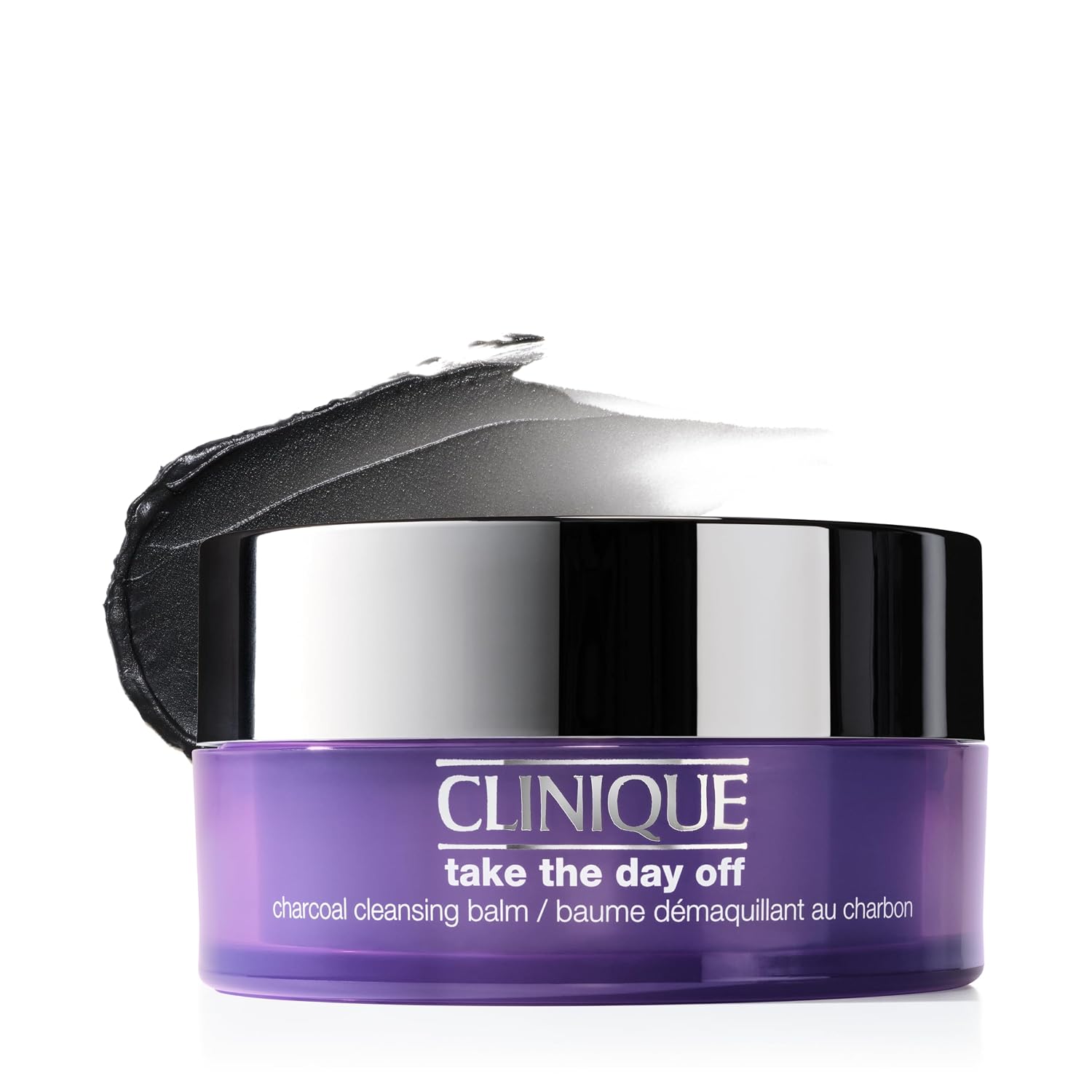 Clinique Take The Day Off Charcoal Cleansing Balm Makeup Remover | Dissolves Makeup and Sunscreen | For Dry Combination to Oily Skin Types