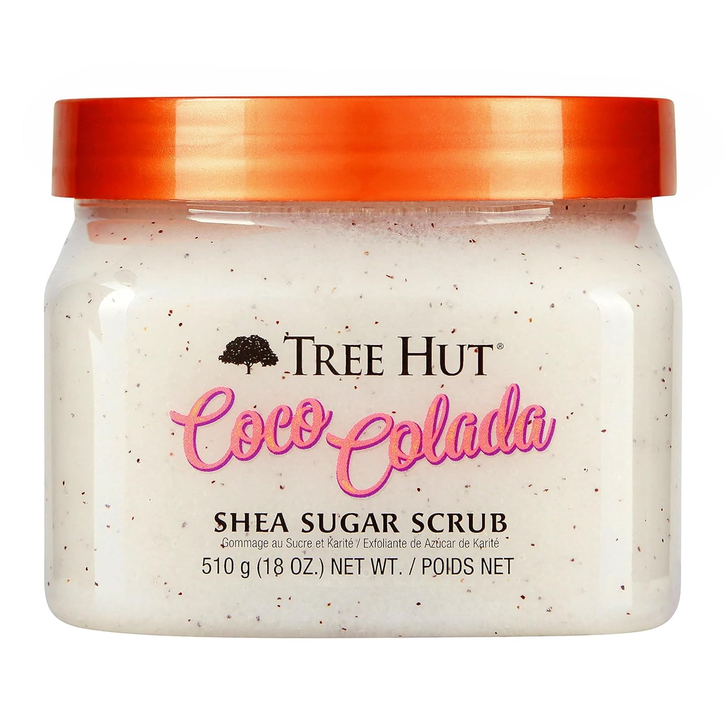 Tree Hut Coco Colada Body Scrub, Exfoliating Sugar Scrub, Vegan, 18 Oz | Exfoliating & Nourishing with Shea Butter & Essential Oils, Body Exfoliator for All Skin Types, Self Care Gifts for Women