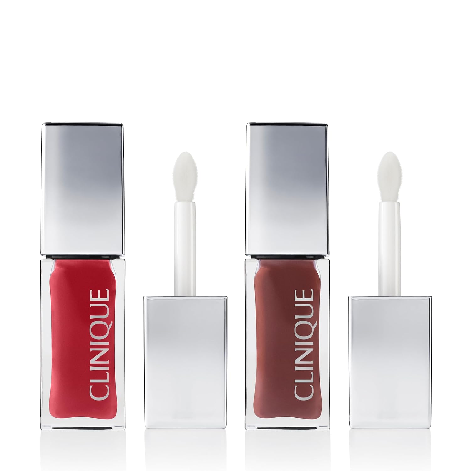 Clinique Pop Lip + Cheek Oil in Pink Honey and Nude Honey | Conditions Lips + Gives Cheeks a Natural, Dewy Flush | In 2 Iconic Shades