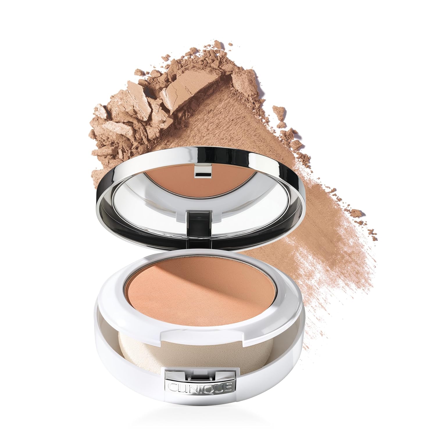 Clinique Beyond Perfecting Powder Lightweight Full Coverage Foundation + Concealer For Dry Combination to Oily Skin Types