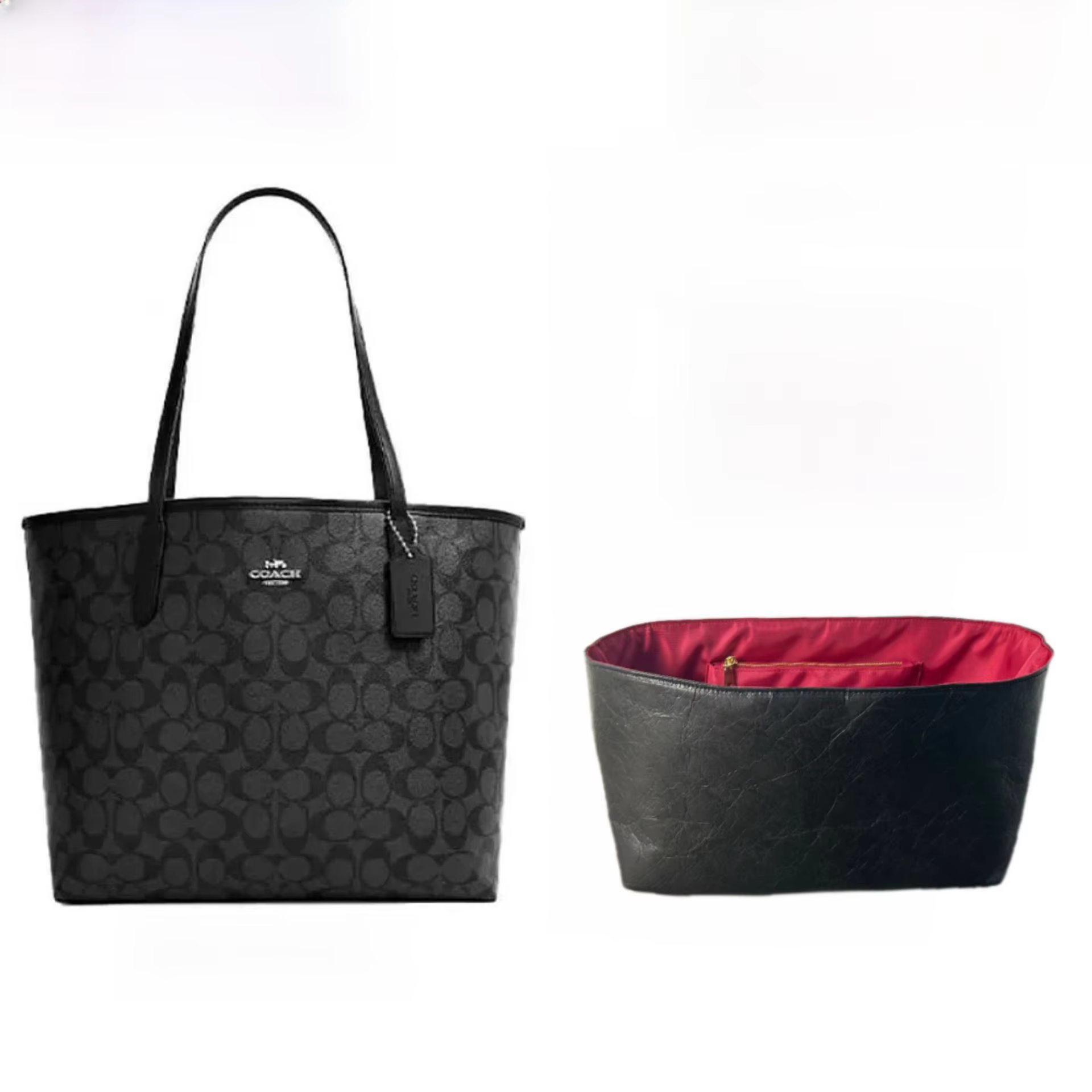 Ultra-light Coac.H Tote Bag Inner Lining Bag DuPont Paper Inner Bag City23 30 33 for Coach Women's Daily Urban Simple Style