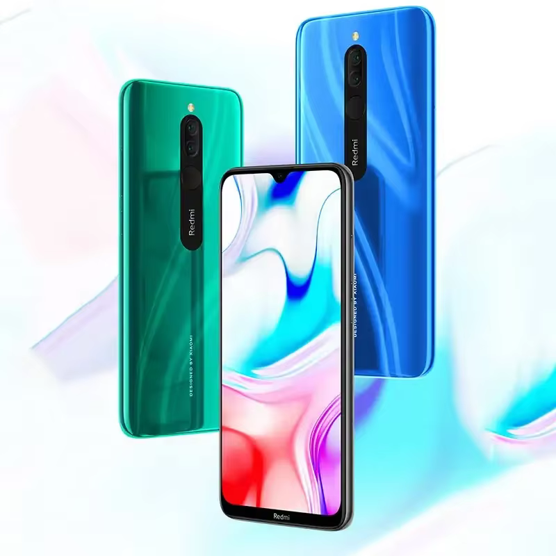 Original Xiaomi Redmi 8 4GB + 64GB 4700 mAh Smartphone double SIM 6.22 ''12MP + 2MP + 8MP Snapdragon 439 octa-core 4G LTE téléphone portable