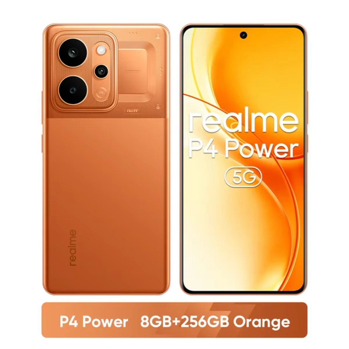Smartphone realme P4 Power 5G version européenne, batterie 10001 mAh, charge 80 W, écran incurvé 6,8 pouces 144 Hz, chipset Dimensity 7400 Ultra, appareil photo Sony 50 MP