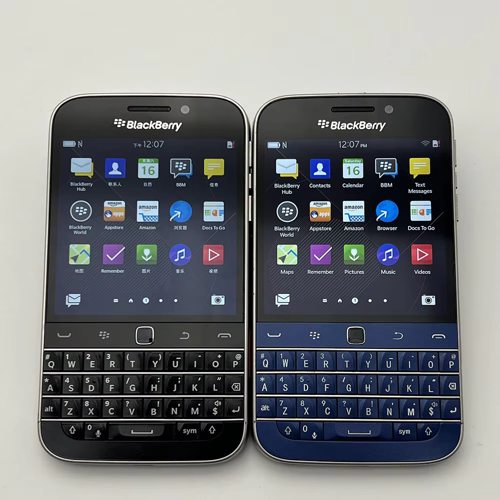 Original BlackBerry Classic Q20 QWERTY Keyboard 3.5" ROM 16G LTE Unlocked 4G Mobile phone 80-90% New.