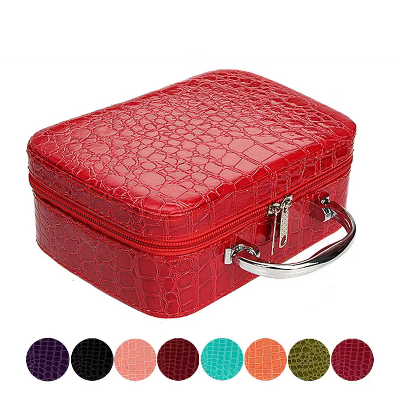 New Women Beauticians Makeup Case Cosmetic Bag High Quality Travel Organizer Beauty Box Cosmetics Jewelry Toolbox Holiday Gifts - AliExpress 1524