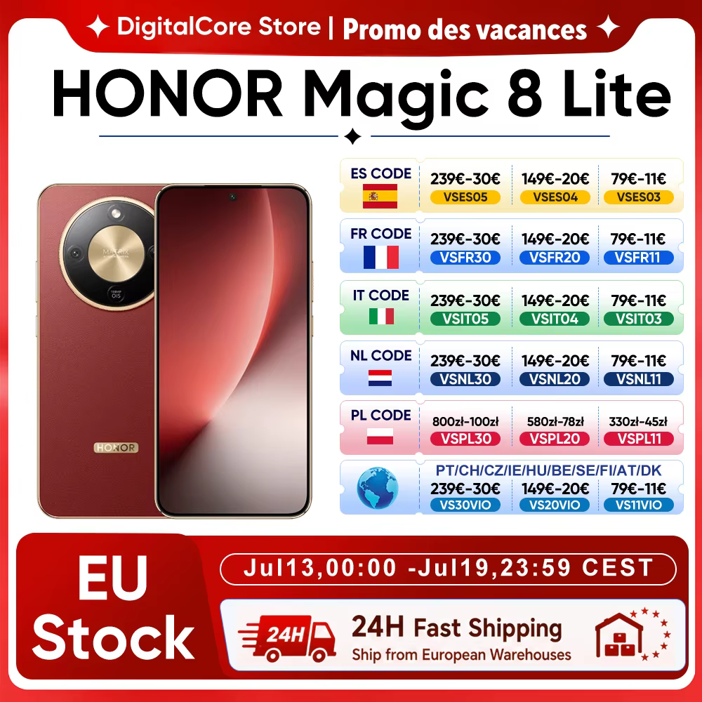 2026 New HONOR Magic8 Lite EU Version 5g Android Smartphone Mobile Phones amoed sbapdragon 6 Gen 4 7500mAh 108MP OIS AI Camera - AliExpress 509