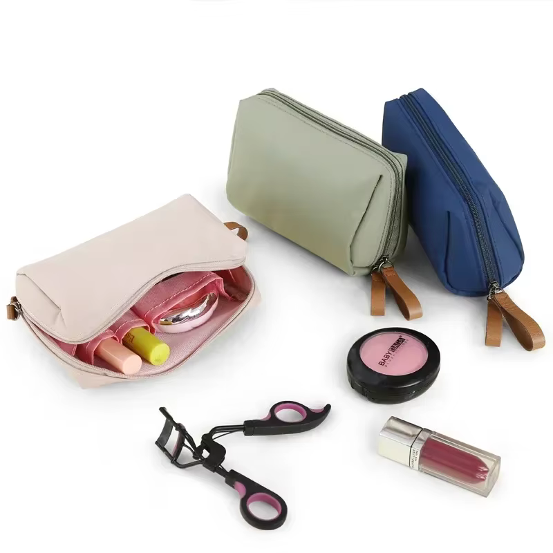 New Simple Women Cosmetic Bag Solid Color Korean Style Makeup Bag Pouch Toiletry Bag Waterproof Makeup Organizer Case Luxury - AliExpress 1524