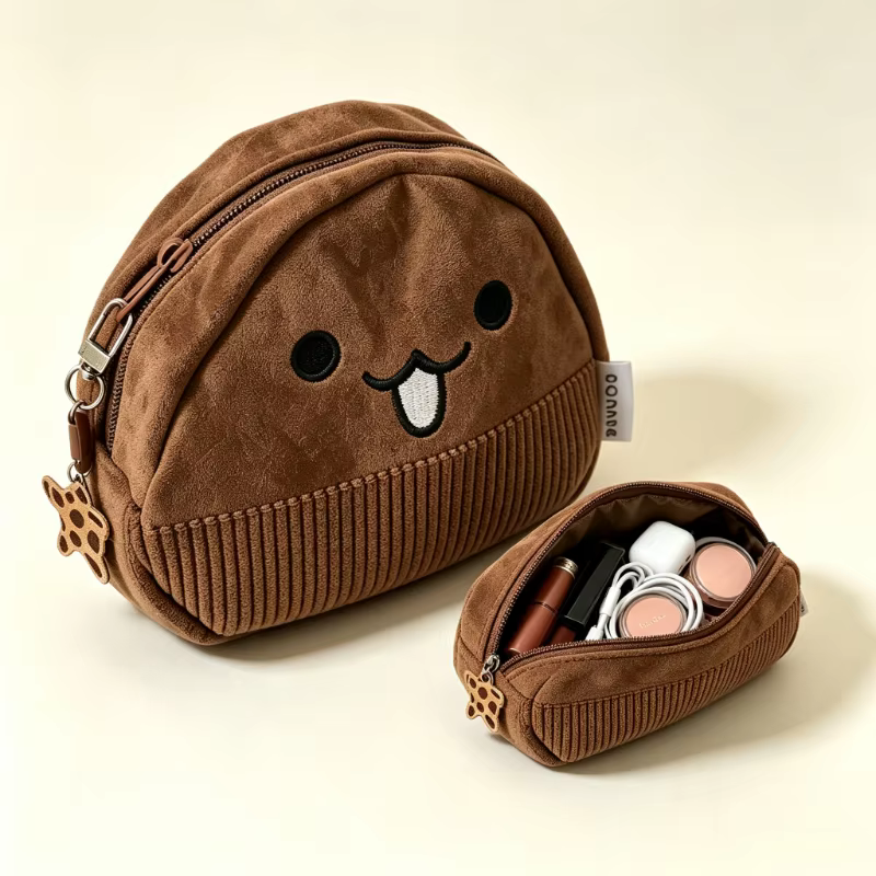 Chestnut Multi-use Portable Storage Bag,Large Capacity Cosmetic Organizer for Makeup Coins Small Sundries Travel Daily WomenGift - AliExpress 1524